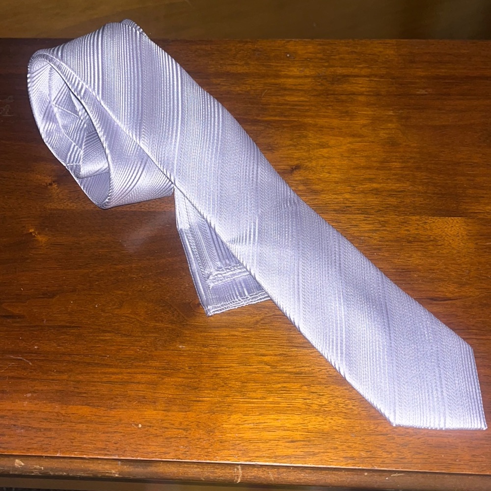 Adolfo Lavender tie.